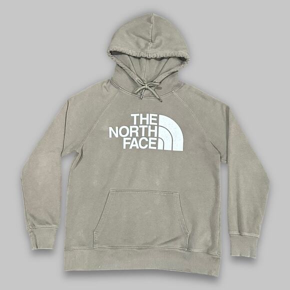 The North Face Women’s Medium Hoodie Pullover Sweatshirt - Olive Green - Picture 1 of 4